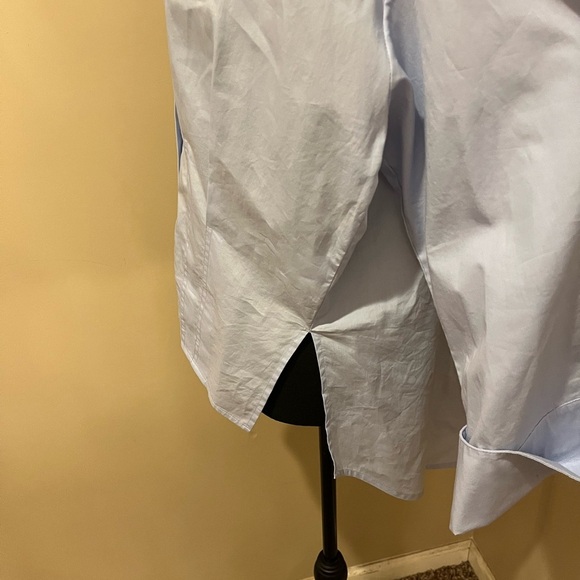 Rachel Comey Adair Oxford Blouse in Sky Blue, size 4 - Picture 10 of 11